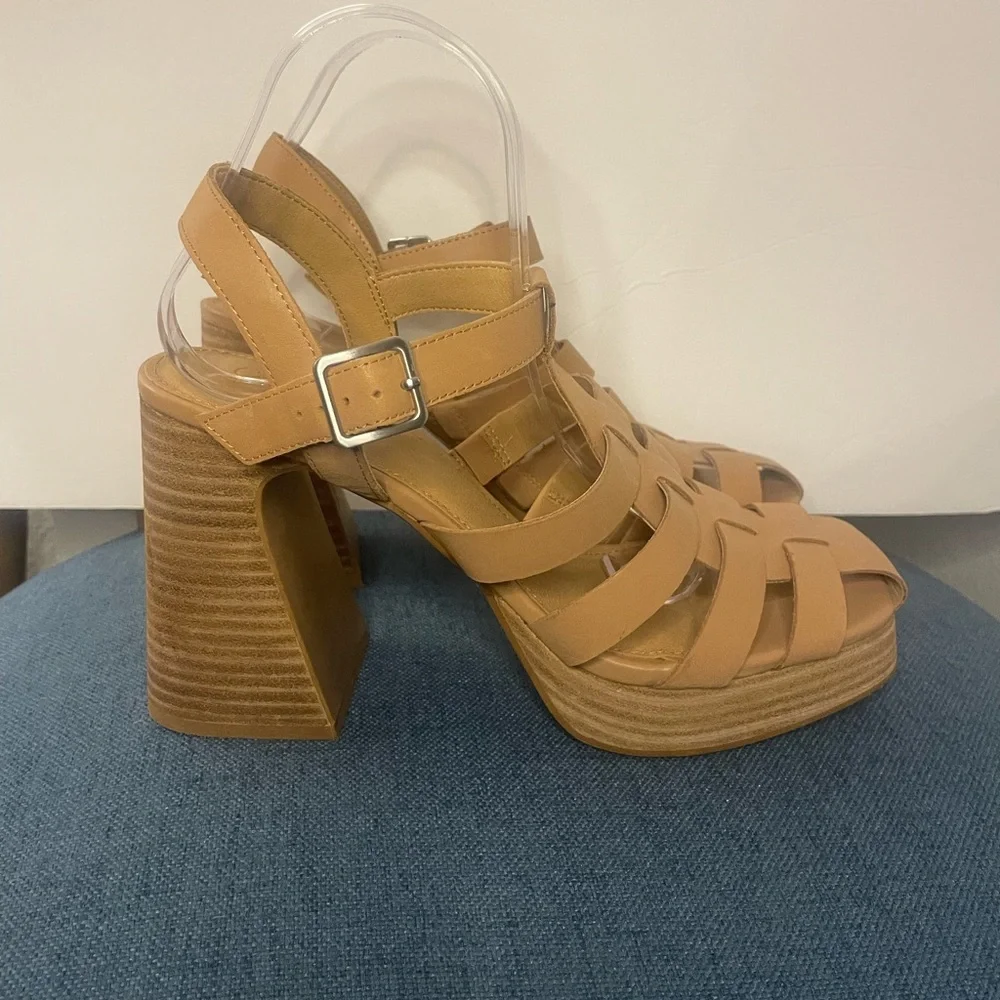 CROWN VINTAGE Women’s Brown Farlie Sandal size 9 1/2 - Picture 3 of 11